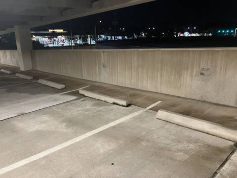 Cleaner garage wall after cleaning